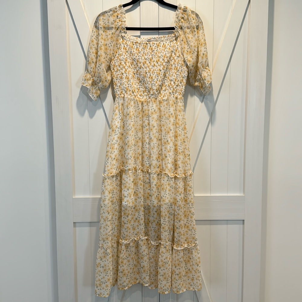 Floral maxi dress